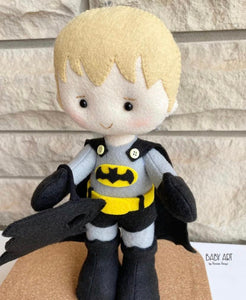 Batman Felt Doll